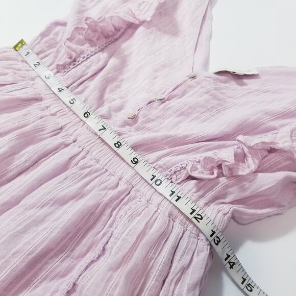 House of Harlow 1960 Ruffle Tiered Layered Pink Mini Dess - Picture 5 of 14